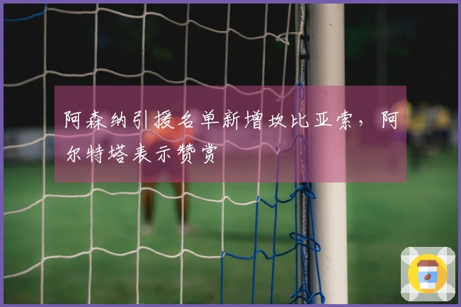 阿森纳引援名单新增坎比亚索，阿尔特塔表示赞赏